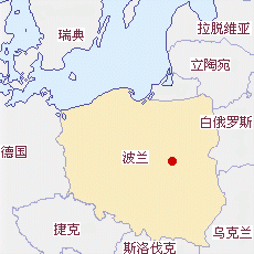 波兰国土面积示意图