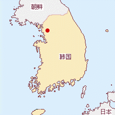 韩国国土面积示意图